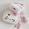 Ins Cute KT Cat Suitable for Airpodspro1 Protective Case, Four Corners Anti-drop Apple Bluetooth Headset Case 1/1st Generation
