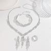 Bridal Jewelry Set - Necklace  Earrings  and Four-piece Set - Wedding Accessories - Banquet Dress Necklace Set