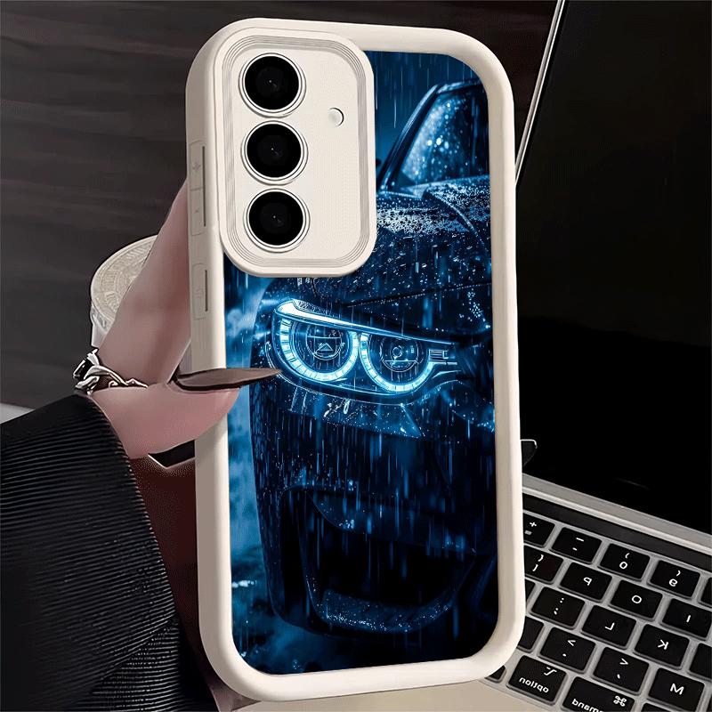 Handyhülle für Samsung Galaxy A17 A16 A15 A14 A13 Blau Rot Auto für B-Bmwes A56 A36 A26 A55 A35 A25 A54 A34 A24 A53 A33 A23 A07 A