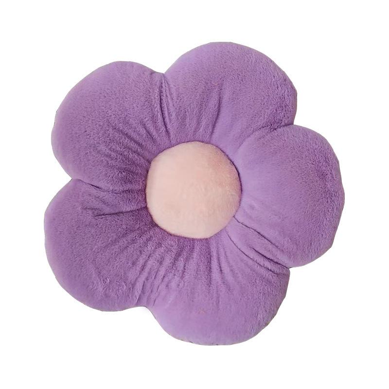 Living Room Sofa Plush Cushion Sunflower Car Cushion Home Decoration Flower Ornaments PP Cotton Filled Soft Three-dimensional Flower Shaped Pillow