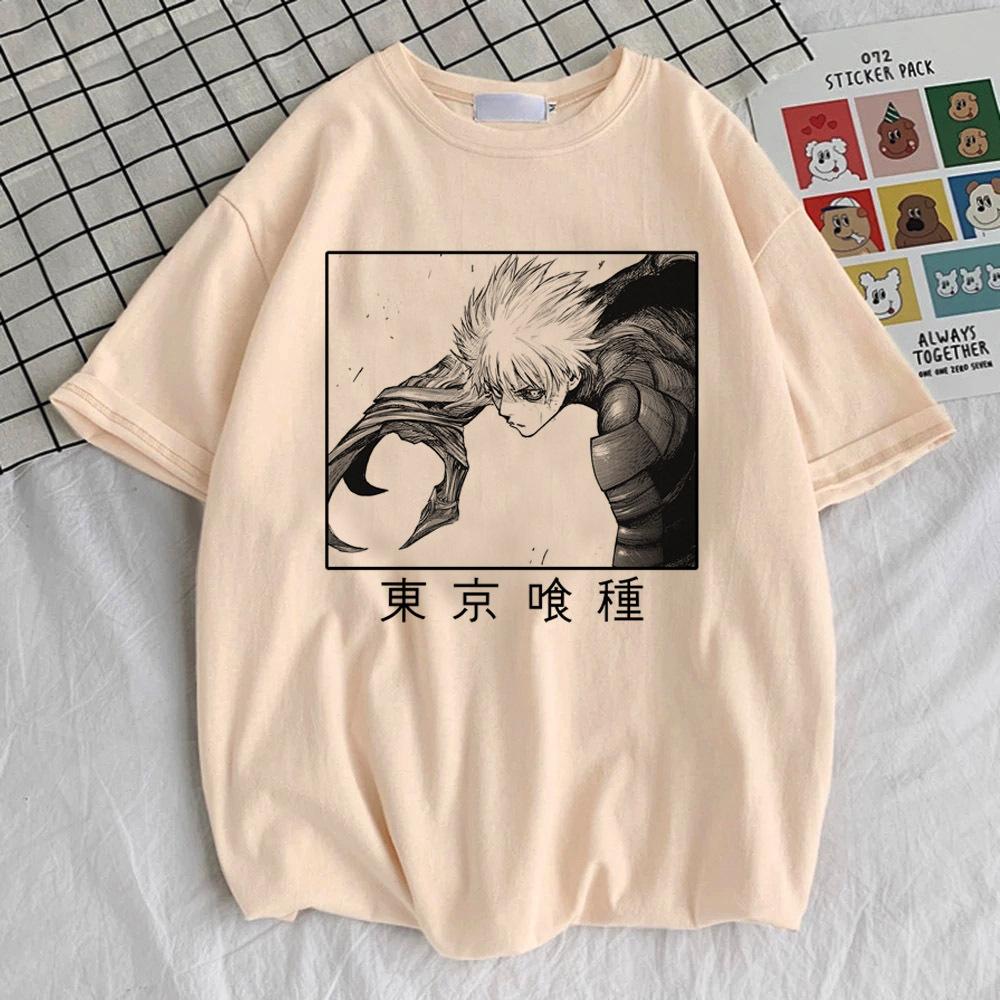 Tokyo Ghoul Kaneki Ken Suzuya Juuzou Top Tees Teen Pop Culture Anime Kawaii Y2k 2000s T Shirt Aesthetic Digital 2000s Streetwear