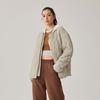 Skechers Puffer Jacket Unisex Light Gray Brown P425U038-021B