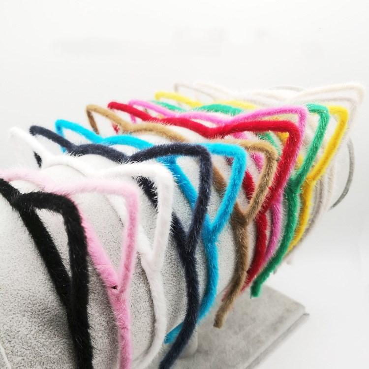 1PCS New Fashion Girls Cloth Cat Ear Headband Hairband Princess Hair Accessories Headwear Sexy Cute Hair Band