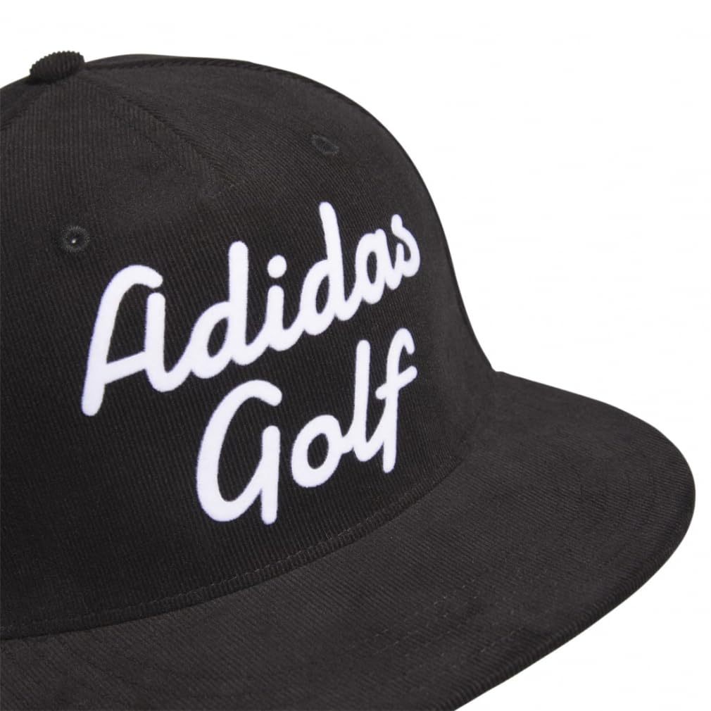 Adidas Golf Corduroy Flat Bill OSFX Cap, Black,