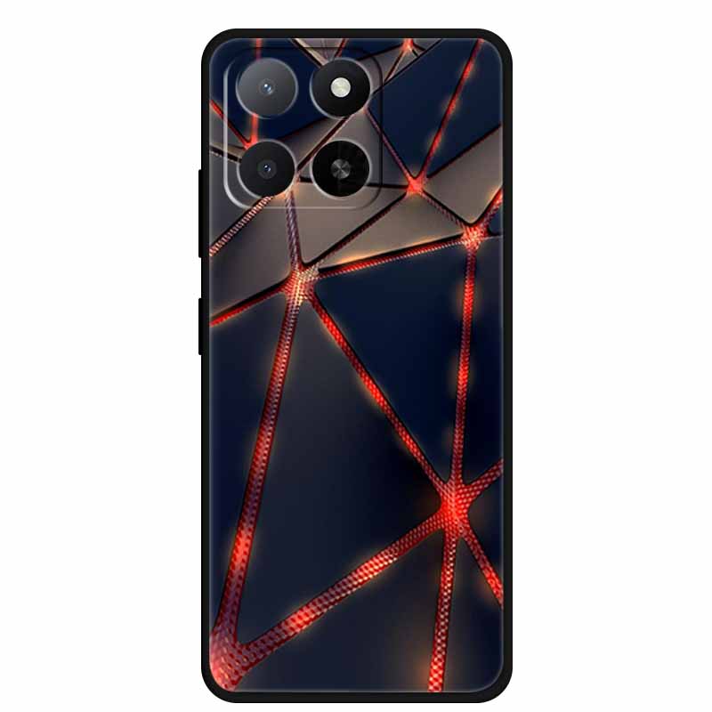 Für ZTE Blade A55 A35 Hülle Tiere Weiches Silikon TPU Handyhüllen Rückseite für ZTE Blade A35 BladeA55 Wolf Stoßfest Cool Capa