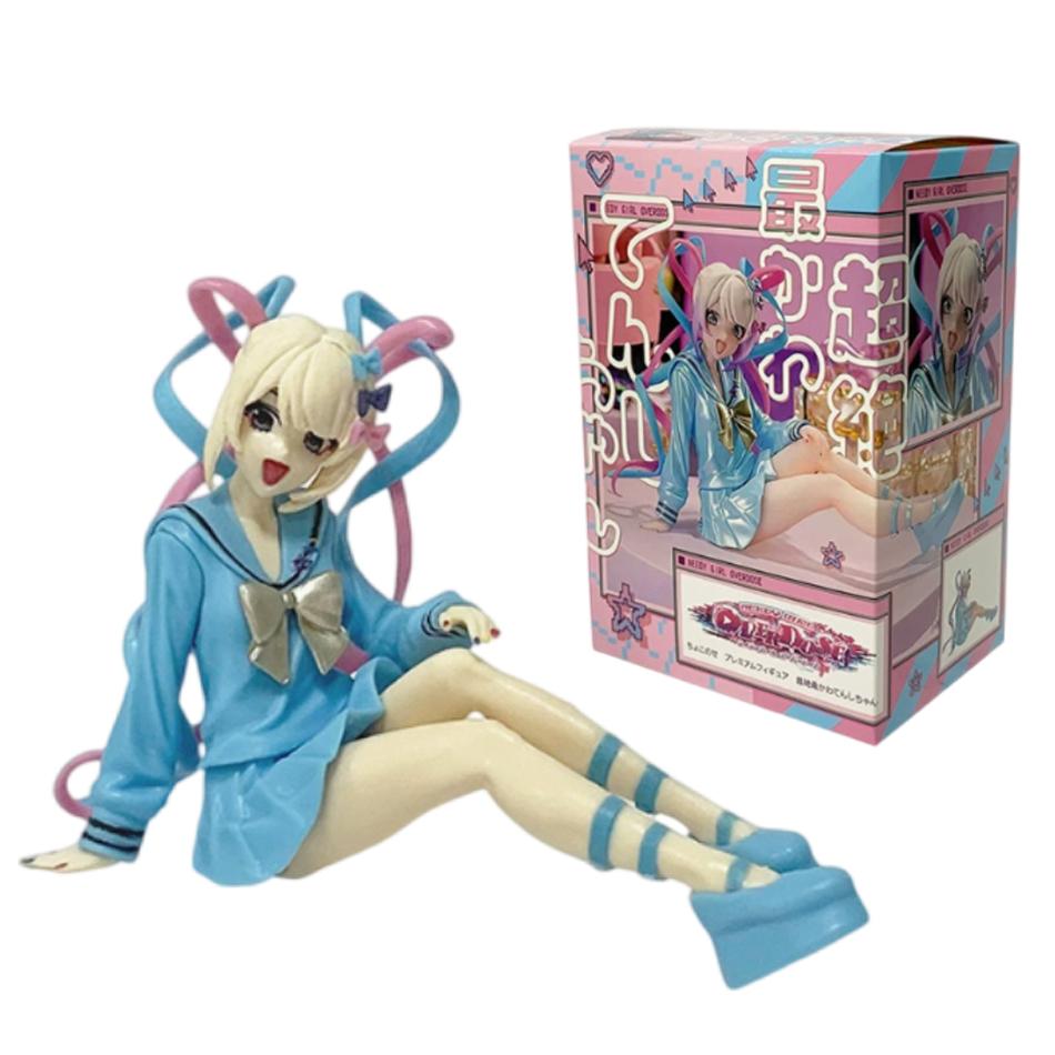 Chokonose Figur, PVC Anime Modell Spielzeug, Leuchtendes Ornament Geschenk, NEEDY GIRL OVERDOSE, Auf Lager