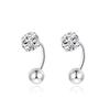 Super Shiny Ear Bone Stud Screws for Securing The Earrings for Pierced Ears. The Earrings Have Small Ear Loops.