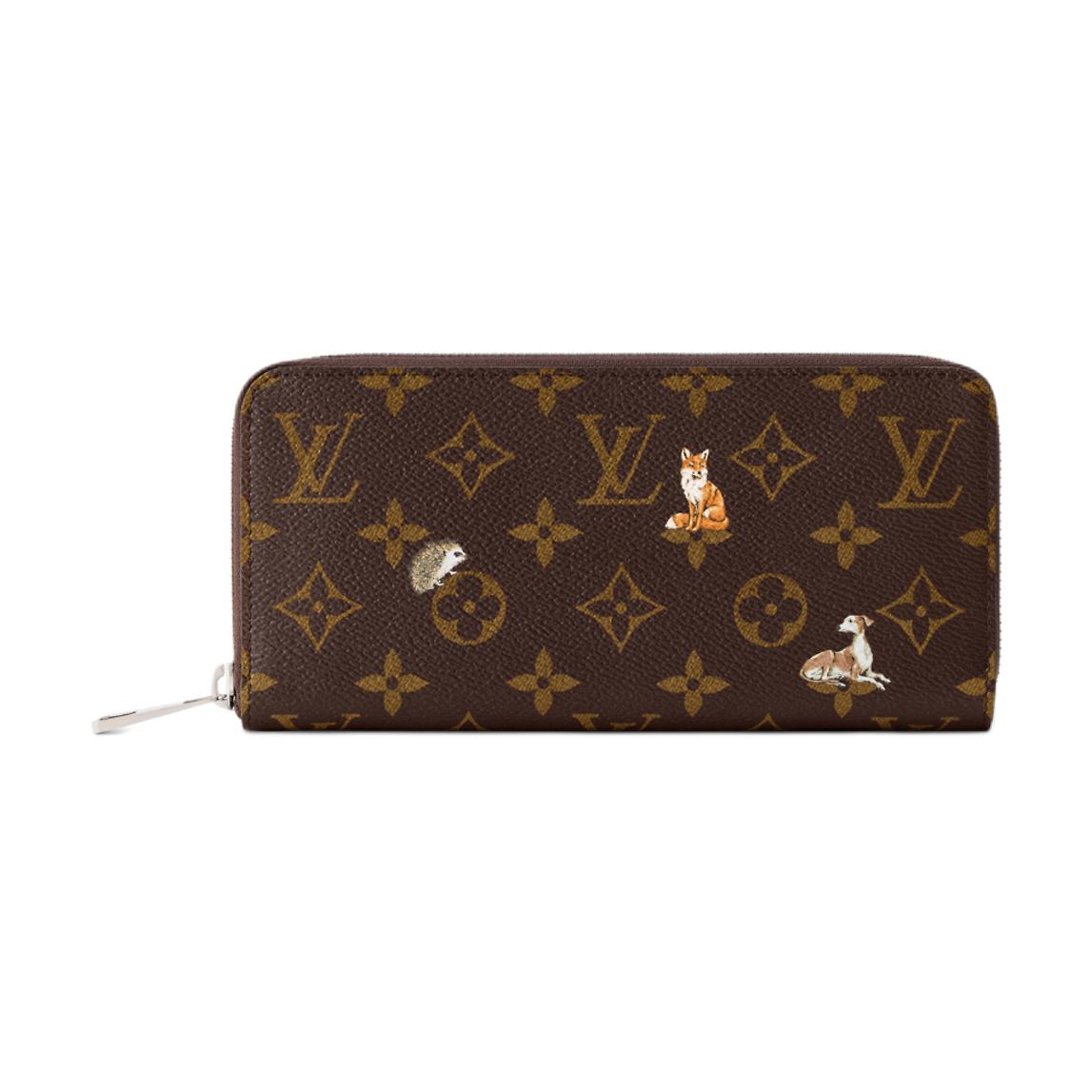 

Louis Vuitton Zippy Horizontal Monogram Forest Print Wallet Men Wallet Brown M27226 Box(Basic Set+Box)