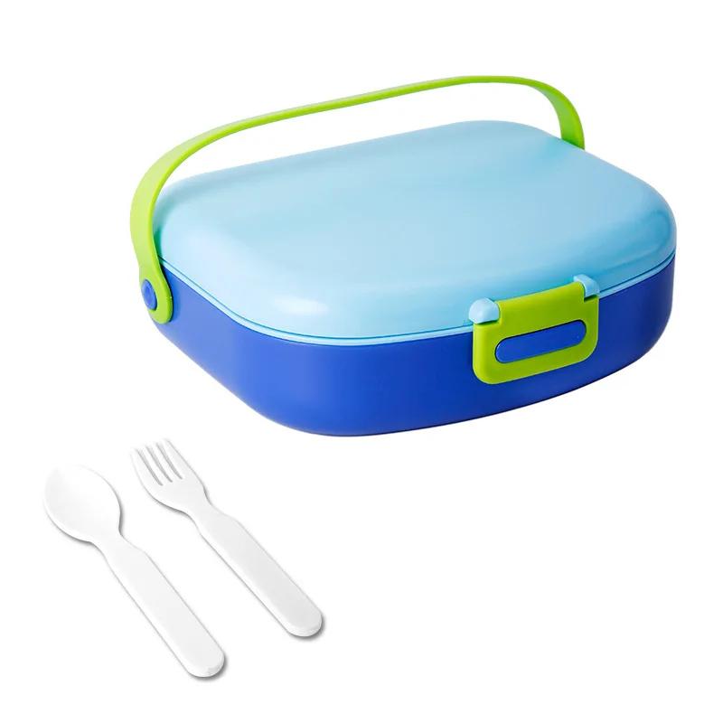 Portable 1300ML Divides Lunch Box Reusable Creative Outdoor Picnic Box BPA-Free 4 Compartment Food Container Student Children LI