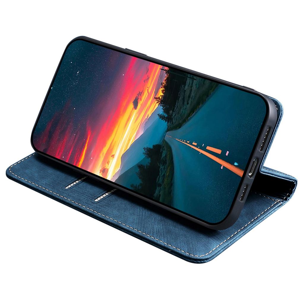 For Samsung Galaxy A25 5G (Global) (161.0 X 76.5 X 8.3mm) Case RFID Blocking PU Leather+TPU Wallet Phone Cover