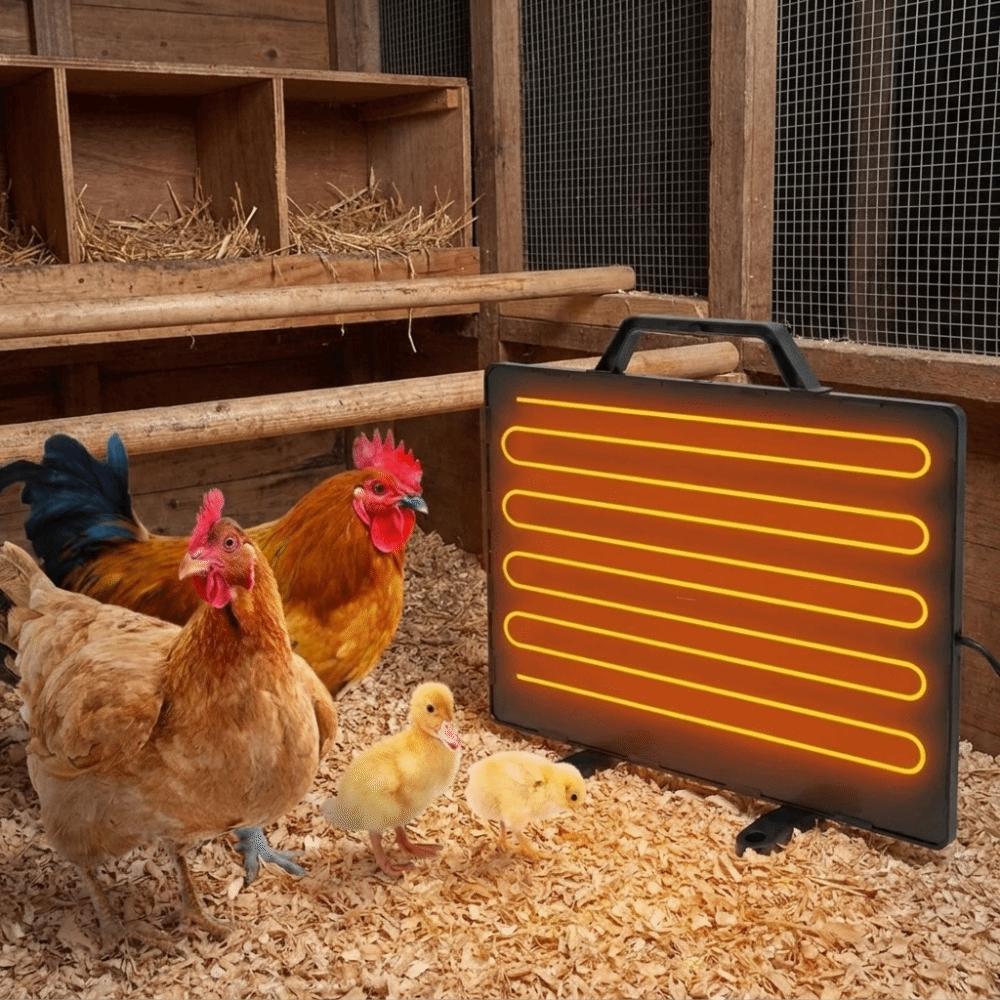 Automatic Poultry Heating Panel Quiet Brooder Heating Plate Warm Heating Pad Winter