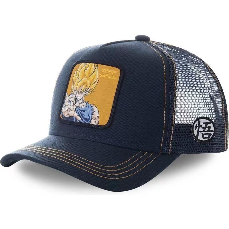 Dragon Ball Goku Embroidered Baseball Cap With Sun Protection For Casual Wear