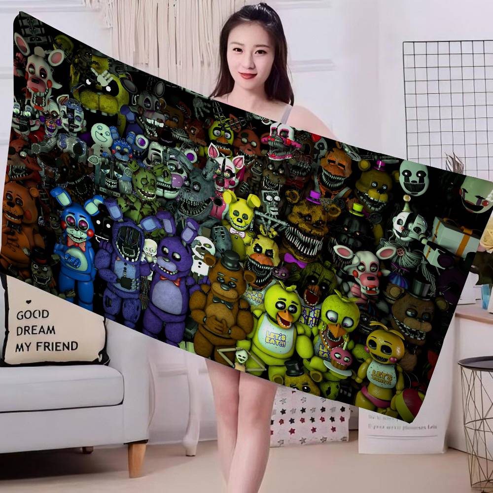 F-Fnaf Five-nights-At-Freddys Shower Curtain - Water-Repellent And Leak-Resistant, Mold And Mildew Resistant For