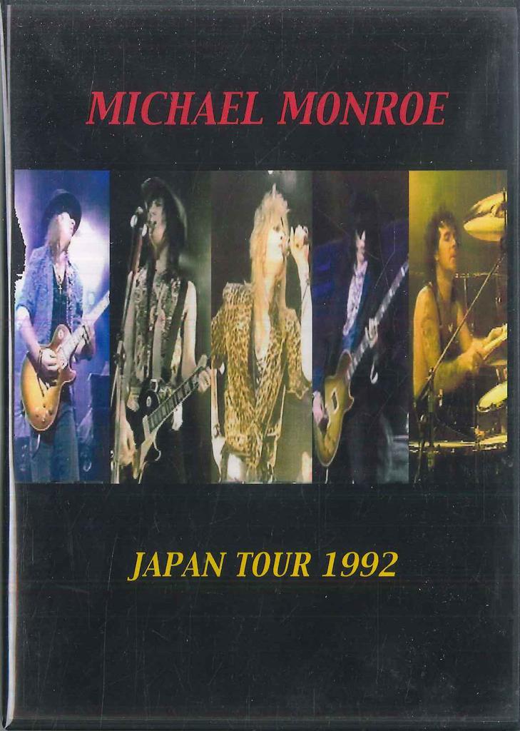 DVD MICHAEL MONROE - Japan Tour 1992 (DVD-R) NONE NOT ON LABEL Non Japan Music Video Used