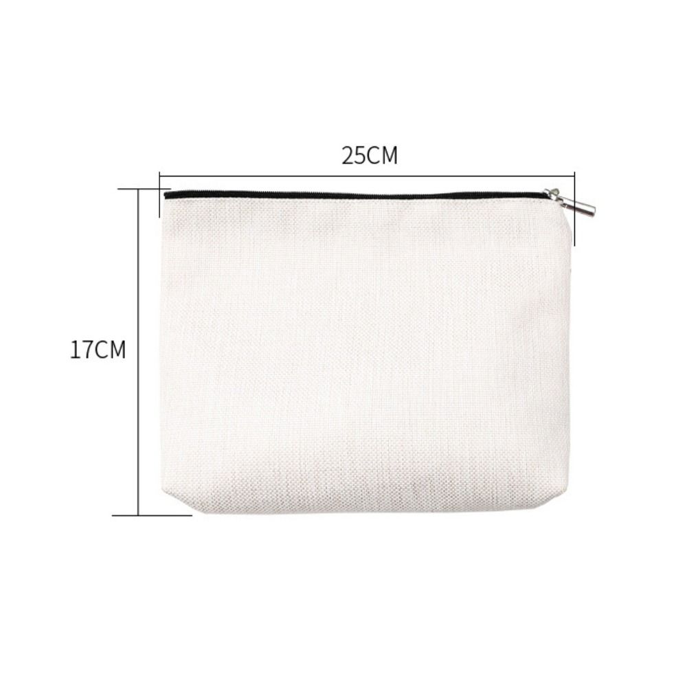 Durable Vintage Style Makeup Bag Cute Girl Pattern Foldable Storage Bag Lightweight Zipper Toiletry Bag Travel