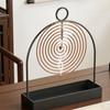 Metal Mosquito Coil Holder Anti-Mosquito Ornaments Mosquito Repellent with Tray Mosquito Incense Rack Home Indoor Bedroom Decor
