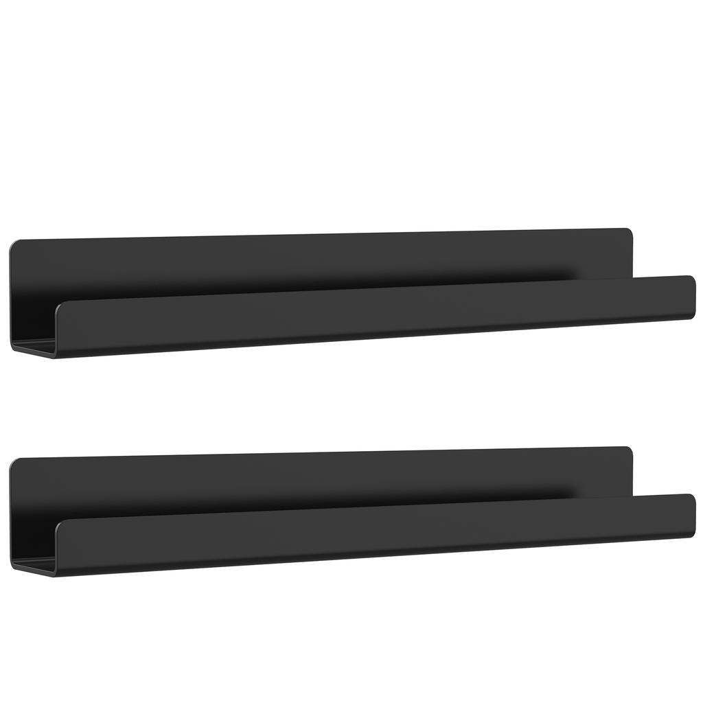 2/4Pcs Magnetic Book Shelf 16.93 Inch Reusable Acrylic Magnetic Shelf Holds 8.8 Lbs Multi-purpose Magnetic Holder for Classrooms