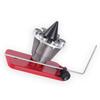 1 Set Lawn Mower Blade Sharpener & Lawn Mower Blade Balancer 15°-45° Adjustable Mower Blade Sharpener For Many Types Of Mower