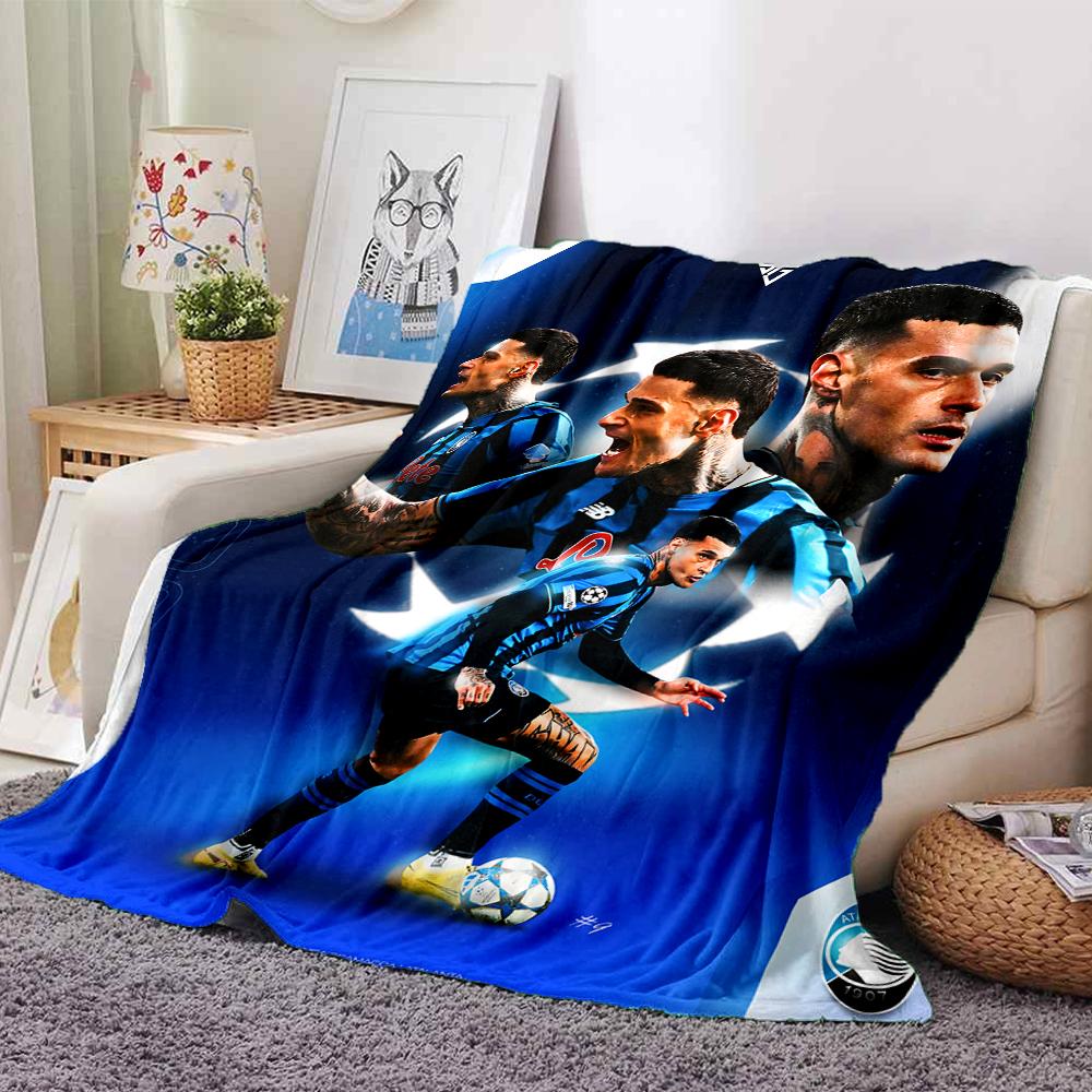 Dynamic Football Team Poster Blankets Flannel Printed Breathable Warm Throw Blanket for Home Office Bedspreads 0708a57