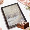 Crystal Pearl Painting 5D DIY Frame Decoration Painting Snowhouse Home Wall Decoration Transparent Pearl Gemstone Painting Picture Art Crafts