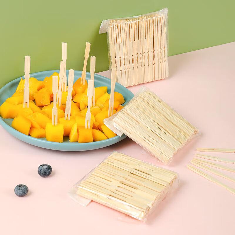 Disposable Bamboo Fruit Forks