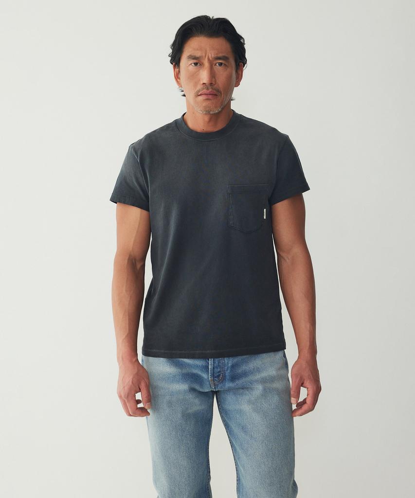 MAN ON THE BOON Pocket Tee_Black 4716112014
