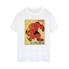 Disney Womens/Ladies Big Hero 6 Baymax Baymax Newspaper Cotton Boyfriend T-Shirt