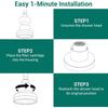 2lots 20 Layer Shower Filter Replacement Cartridges Replacement Shower Filter Inserts For Cleaner Soft Water M4YD