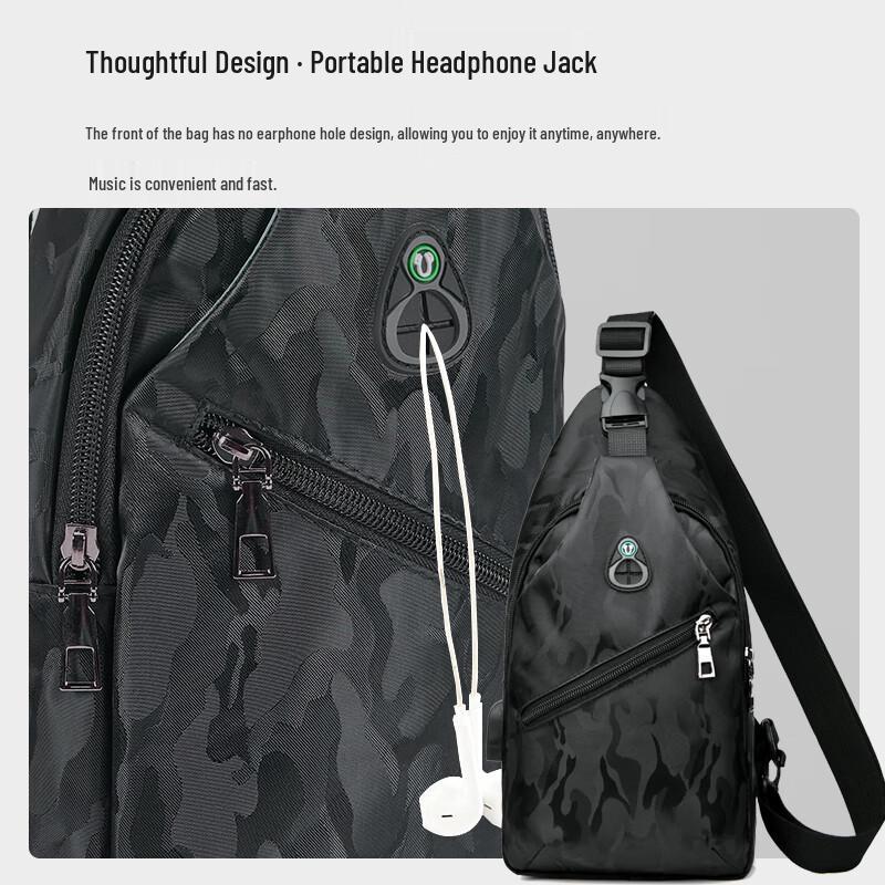 Męska wielofunkcyjna torba na klatkę piersiową Hengyuanxiang