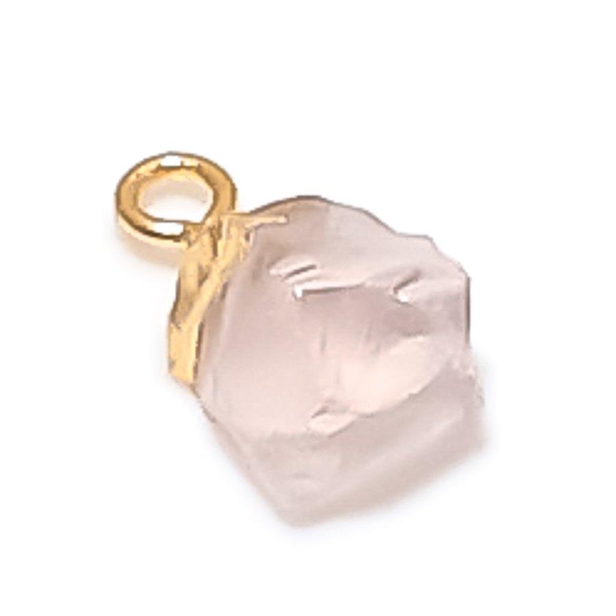 

Необработанный камень Розовый кварц Ювелирная подвеска из серебра 925 пробы 0,59