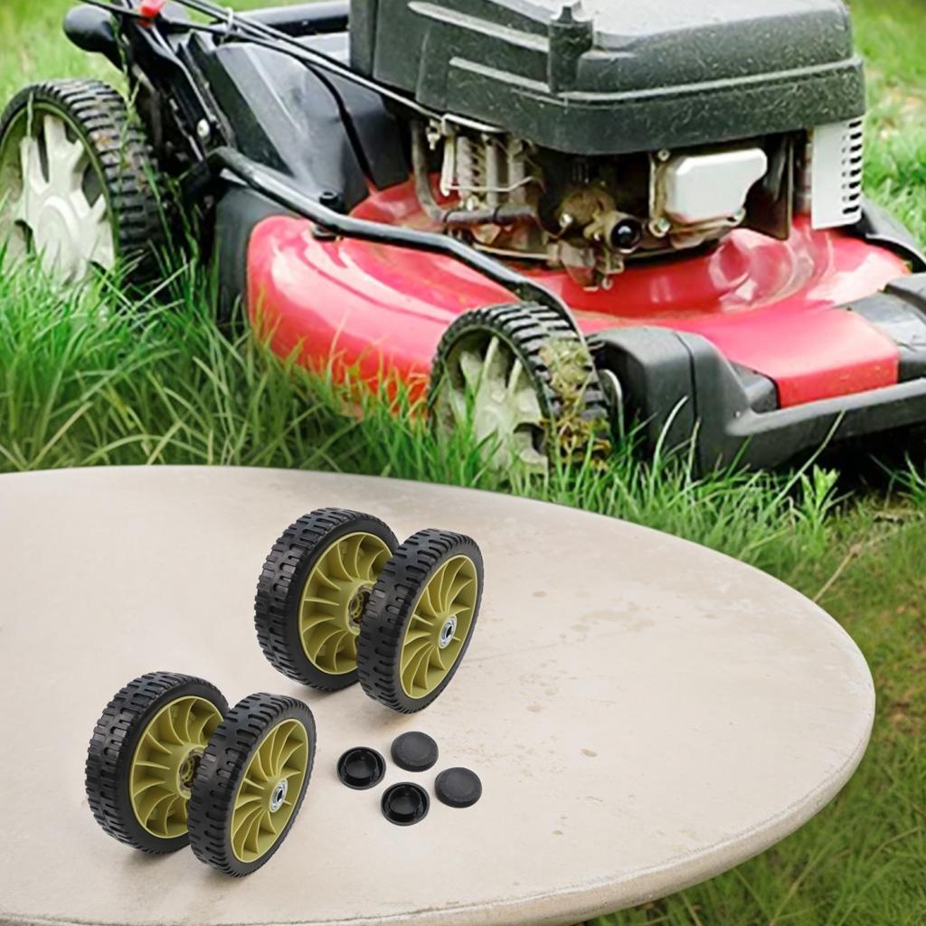 200mm Wheel Diameter Lawn Mower Wheel Kit Compatible With HR214