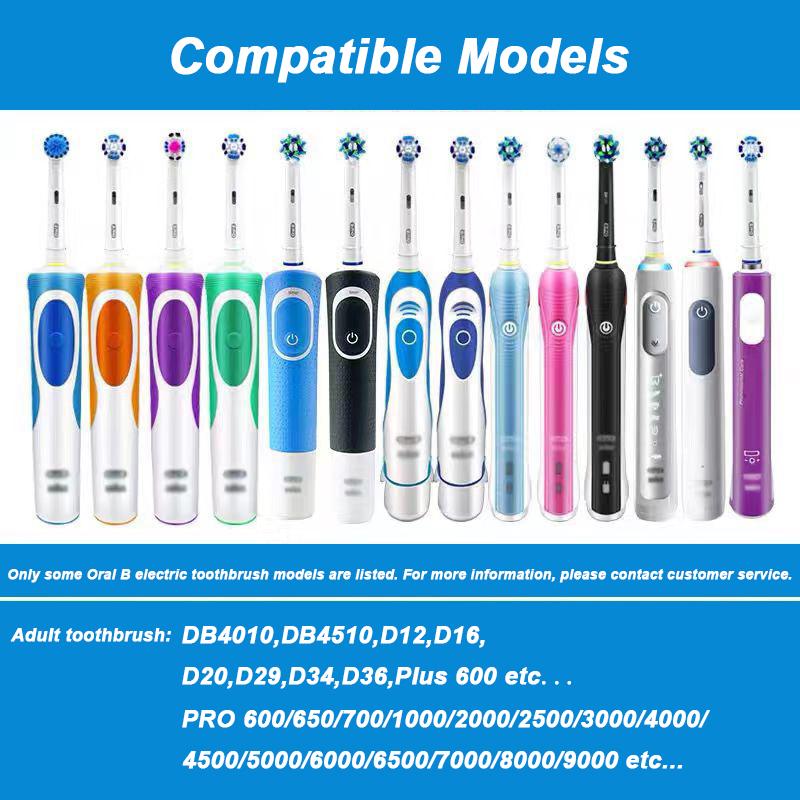For Oral B Electric Toothbrushes Head UV Sterilization High Density Hair Planting Dupont Soft Bristle Brush