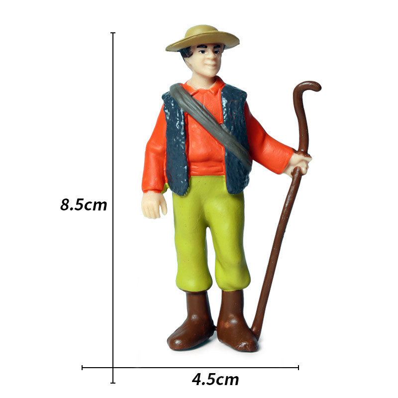 Model Doll Professional Toys Simulate Farm Pasture Decoration Plastic Material