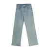 Women's Full Diamond Jeans Casual Vintage Baggy Straight Wide Leg Denim Pants