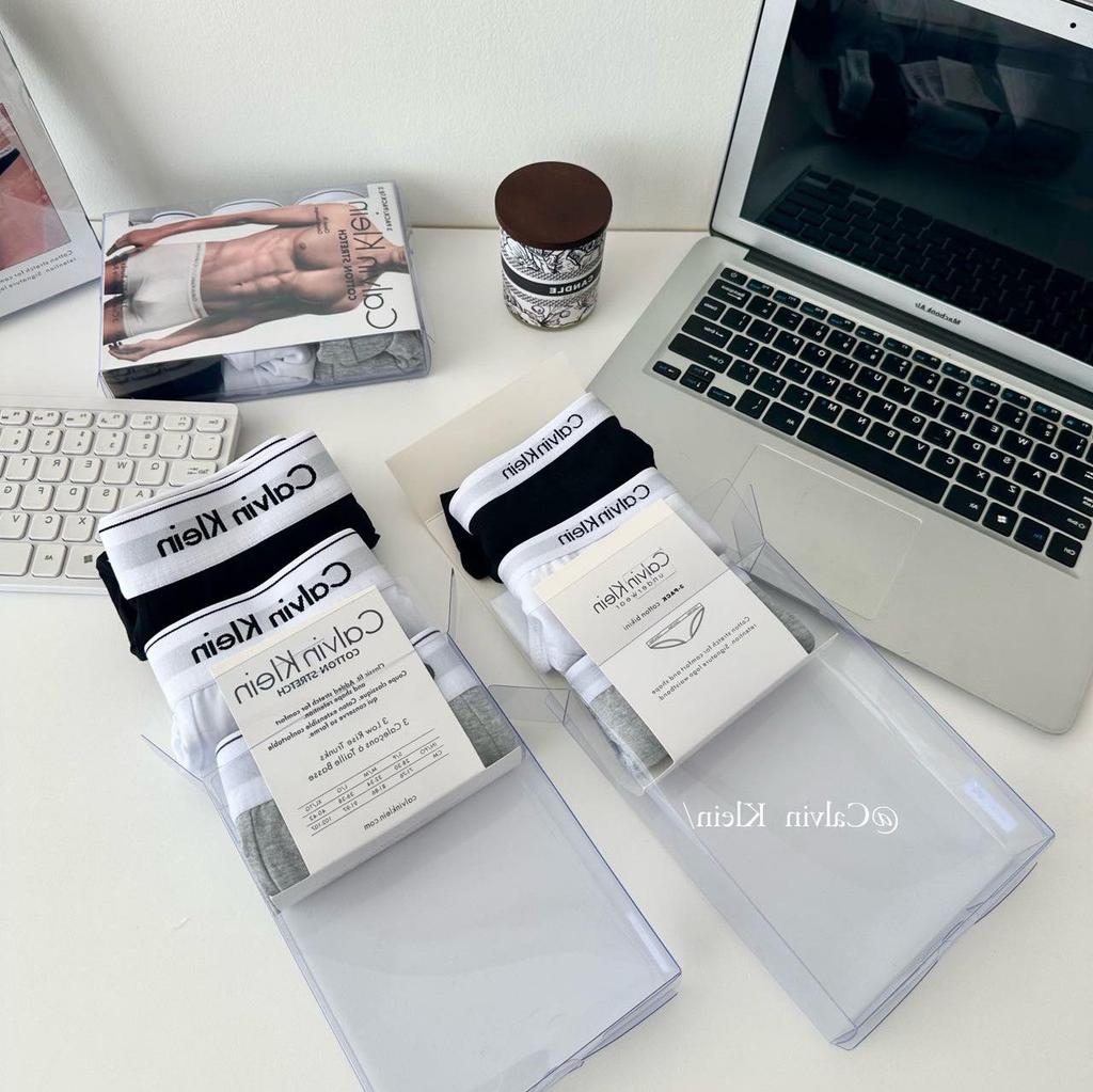 Herren Atmungsaktive Boxer-Briefs Packung, Reine Baumwolle Modal, 3-teiliges Geschenkset