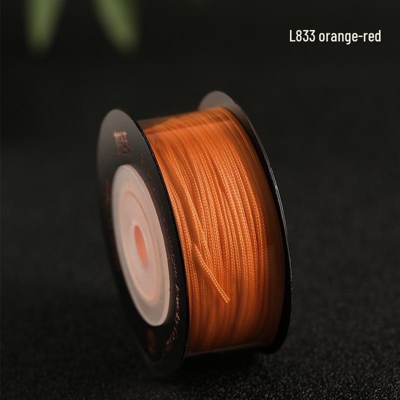 Dragon Knot High-A Jade Thread: Eco-friendly, Colorfast Jewelry Weaving Cord, 79 Colors, Handmade DIY Bracelet Material.