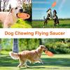 Pet Flying Disc EVA Dog Training Pull Ring Bite Resistant Floating Toy Dog Outdoor Sports Interactive Game Frisbee