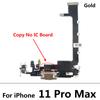 Nuovo Per iPhone 11 Pro 11Pro Max Porta di Ricarica USB Microfono Cavo Flessibile Scheda Connettore Dock Parti di Ricambio