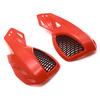 Pair Red 7/8'' 22mm Motorcycle Handlebar Handguards Hand Protector Guard Kit Set