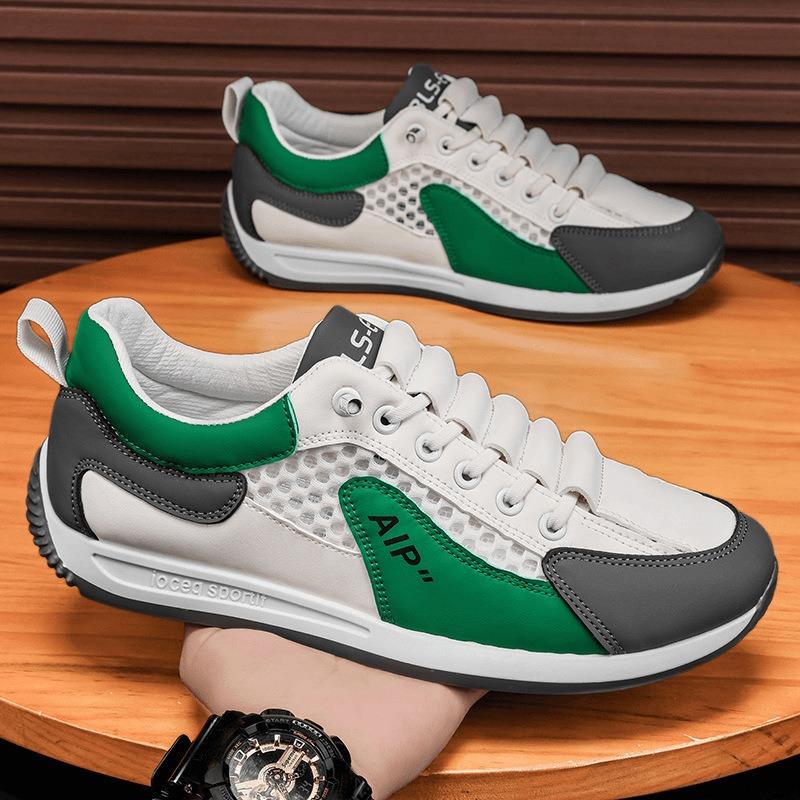 Sports men's shoes summer new breathable hollow mesh board shoes men's lightweight soft sole one pedal casual shoes