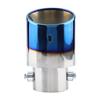 Blue Stainless Steel   Car Straight Exhaust Pipe Rr Muffler Tip Tail Throat