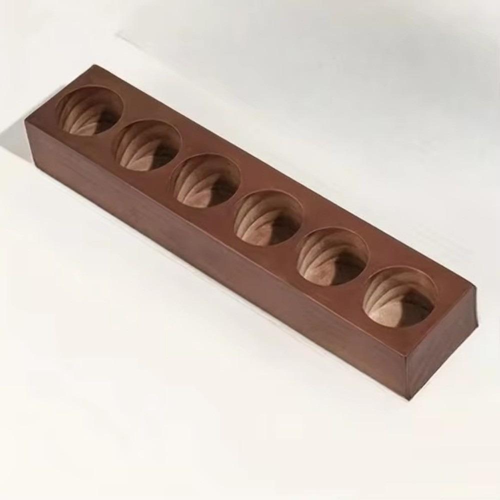 Heavy-Duty Essential Oil Bottle Rack 6 or 12-Slot Natural Wood Perfumes Stand Multi-Purpose Large Capacity Desktop Display Rack