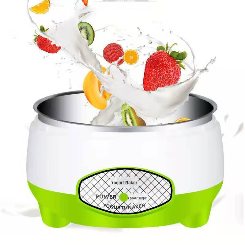 

Автоматическая мини-йогурница с индивидуальными подарочными опциями и подставкой из нержавеющей стали Flat 1.0L