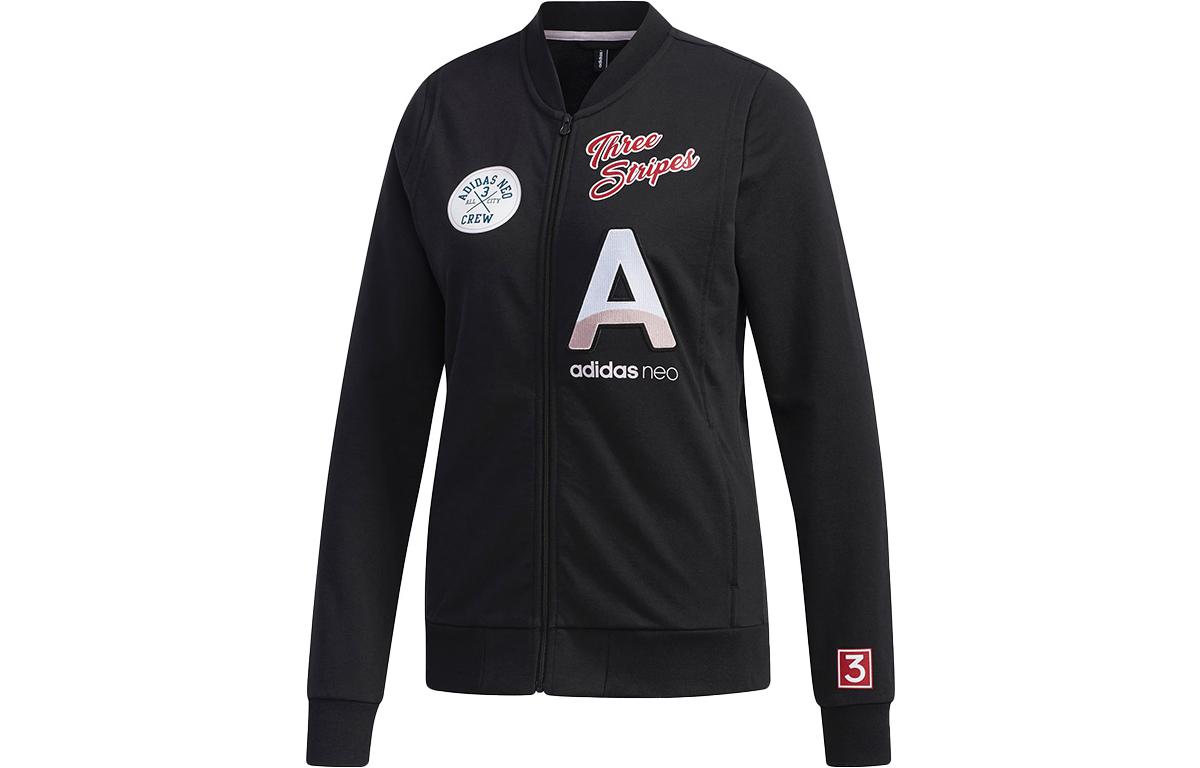 Adidas Neo Jackets Women s Black Stand Collar Moderate Other EI4292 S