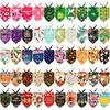50 Pieces Holidays Dog Bandanas Patriotic Valentine's Day Birthday New Year Mardi Gras St. Patrick's Day Easter Summer Pets Bibs Large Dog for Small