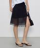 City Breeze Layered Chiffon Skirt_Black