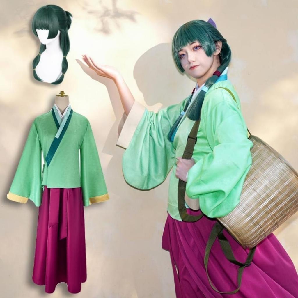 Maomao Cosplay Kostüm Anime Apothecary Diaries Outfits Mao Mao Kimono Halloween Karneval Party Für Frauen