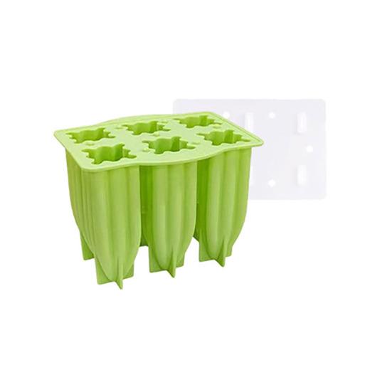 Silicone Popsicle Mold with Lid Handle Easy-Release Ice Pop Maker for DIY Treats BPA-Free Dishwasher Safe Fun Summer Kitchen Tool for Kids Adult