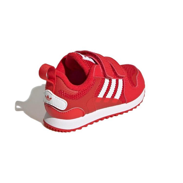 Adidas Originals ZX 700 Abrasion Resistant Low top Toddler Shoes Red Infant And Toddler GV8872