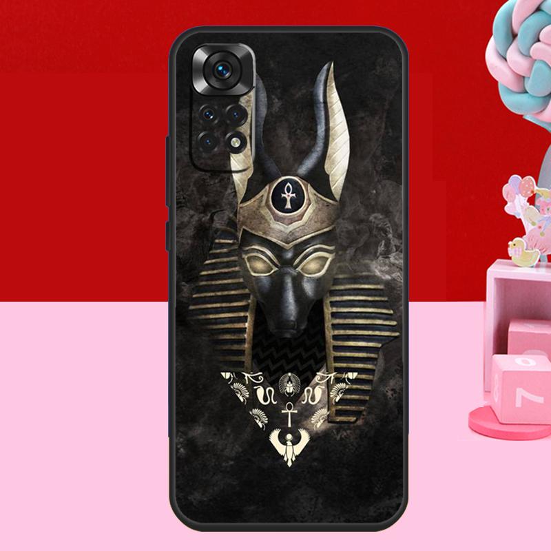 Anubis Ankh Pharaoh Case For Xiaomi Redmi Note 11 10 12 13 14 15 Pro Plus Redmi 15 C 14C 10C 12C 13C Soft Cover